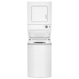 Whirlpool 1.6 cu.ft Electric Stacked Laundry Center 6 Wash cycles and AutoDry™ - White (WET4024HW)