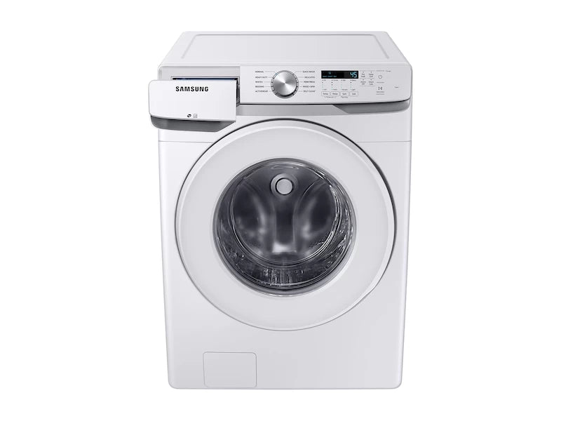 SAMSUNG  4.5 cu. ft. Front Load Washer with Vibration Reduction Technology+ in White - White (WF45T6000AWA5)