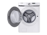 SAMSUNG  4.5 cu. ft. Front Load Washer with Vibration Reduction Technology+ in White - White (WF45T6000AWA5)