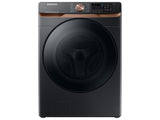 SAMSUNG  5.0 cu. ft. Extra Large Capacity Smart Front Load Washer with Super Speed Wash and Steam in Brushed Black - Brushed Black (WF50BG8300AVUS)