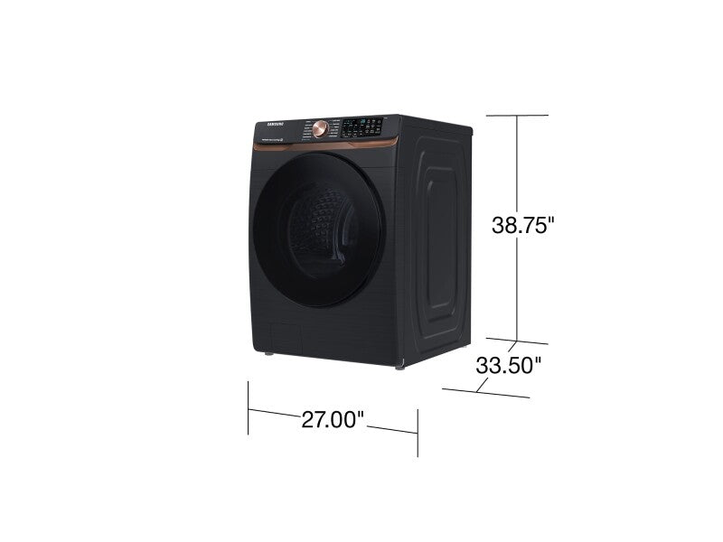 Samsung 5.0 cu. ft. Extra Large Capacity Smart Front Load Washer with Super Speed Wash and Steam in Brushed Black - Brushed Black (WF50BG8300AVUS)