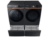 SAMSUNG  5.0 cu. ft. Extra Large Capacity Smart Front Load Washer with Super Speed Wash and Steam in Brushed Black - Brushed Black (WF50BG8300AVUS)