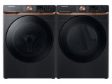 SAMSUNG  5.0 cu. ft. Extra Large Capacity Smart Front Load Washer with Super Speed Wash and Steam in Brushed Black - Brushed Black (WF50BG8300AVUS)