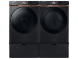 SAMSUNG  5.0 cu. ft. Extra Large Capacity Smart Front Load Washer with Super Speed Wash and Steam in Brushed Black - Brushed Black (WF50BG8300AVUS)
