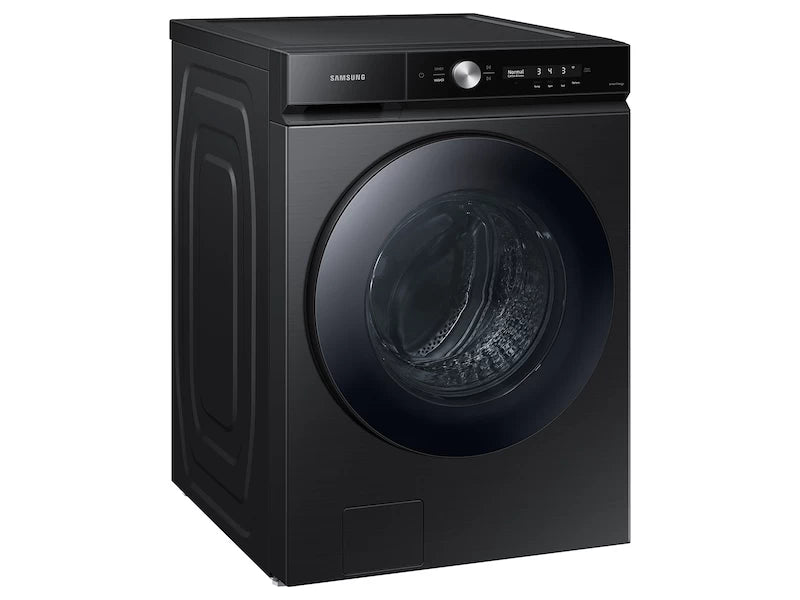 SAMSUNG  Bespoke 5.3 cu. ft. Ultra Capacity Front Load Washer with Super Speed Wash and AI Smart Dial in Brushed Black - Other (WF53BB8700AVUS)