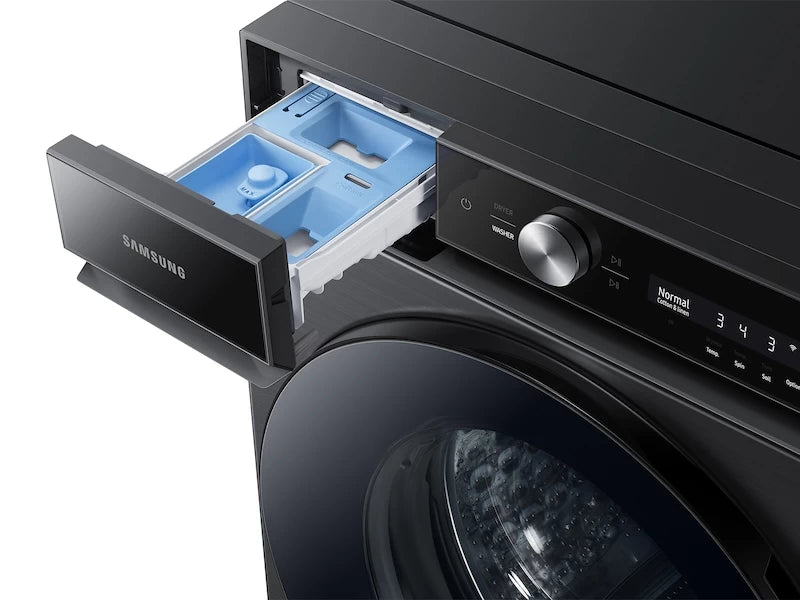 SAMSUNG  Bespoke 5.3 cu. ft. Ultra Capacity Front Load Washer with Super Speed Wash and AI Smart Dial in Brushed Black - Other (WF53BB8700AVUS)
