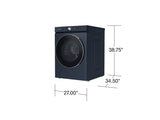 SAMSUNG  Bespoke 5.3 cu. ft. Ultra Capacity Front Load Washer with AI OptiWash™ and Auto Dispense in Brushed Navy - Brushed Navy (WF53BB8900ADUS)