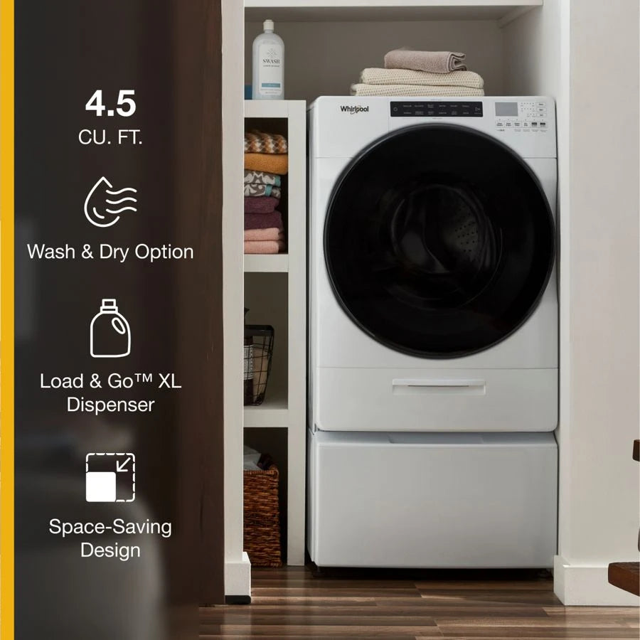 WHIRLPOOL  4.5 Cu. Ft. Ventless All In One Washer Dryer - White (WFC682CLW)