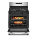 WHIRLPOOL 5.1 Cu. Ft. Freestanding Gas Range with Broiler Drawer - Stainless Steel (WFG320M0MS)