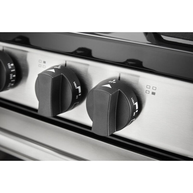 Whirlpool 24-inch Freestanding Gas Range with Sealed Burners - Stainless Steel (WFG500M4HS)