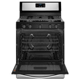 Whirlpool Whirlpool® 5.1 Cu. Ft. Freestanding 5-Burner Gas Stove - Stainless Steel (WFG505M0BS)