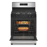 WHIRLPOOL 5.1 Cu. Ft. Freestanding Gas Range with Edge to Edge Cooktop - Stainless Steel (WFG505M0MS)