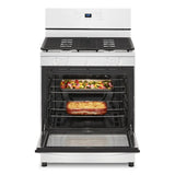 WHIRLPOOL  5.1 Cu. Ft. Freestanding Gas Range with Edge to Edge Cooktop - White (WFG505M0MW)