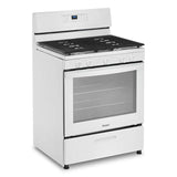 WHIRLPOOL  5.1 Cu. Ft. Freestanding Gas Range with Edge to Edge Cooktop - White (WFG505M0MW)