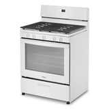 WHIRLPOOL  5.1 Cu. Ft. Freestanding Gas Range with Edge to Edge Cooktop - White (WFG505M0MW)