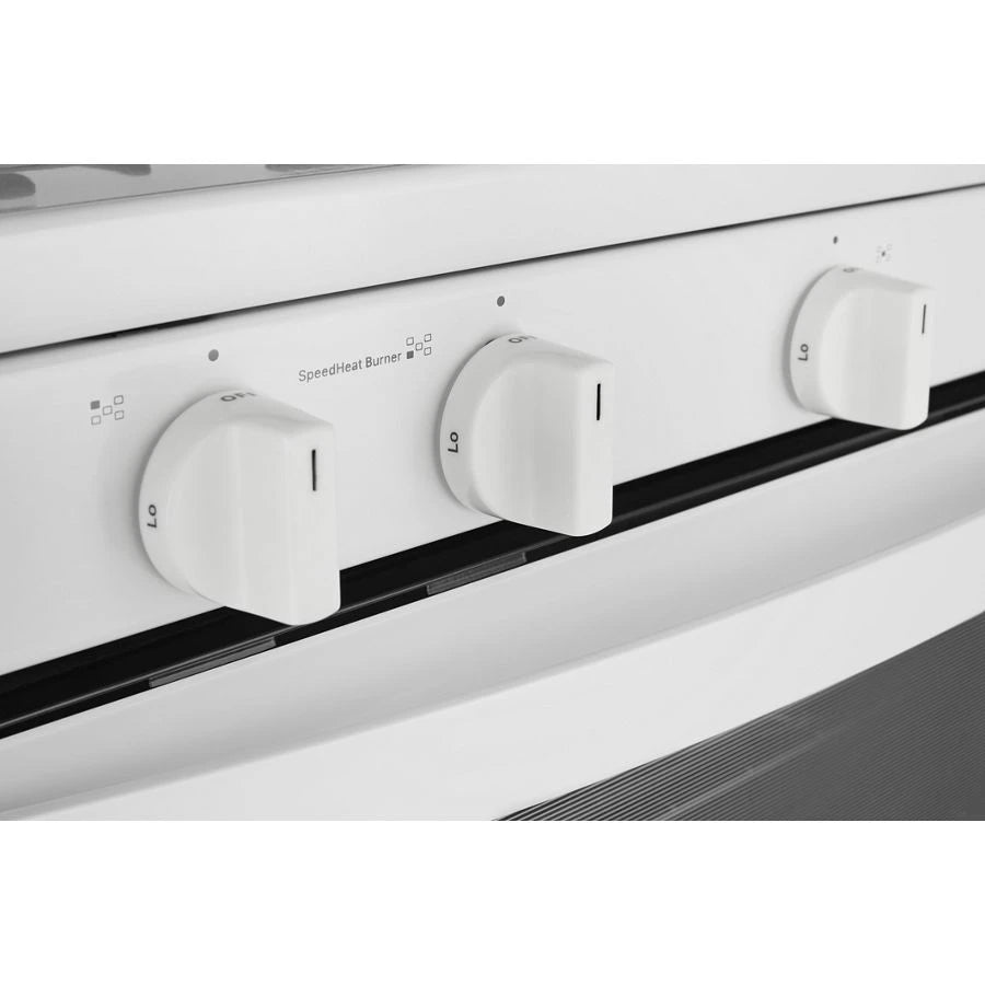 WHIRLPOOL  5.1 Cu. Ft. Freestanding Gas Range with Edge to Edge Cooktop - White (WFG505M0MW)