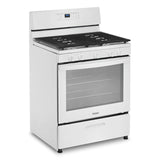 WHIRLPOOL 5.1 Cu. Ft. Freestanding Gas Range with Edge to Edge Cooktop - White (WFG505M0MW)