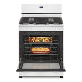 WHIRLPOOL 5.1 Cu. Ft. Freestanding Gas Range with Edge to Edge Cooktop - White (WFG505M0MW)