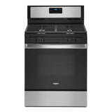 WHIRLPOOL  WHIRLPOOL RANGE GAS 30"  "Slf-Clean", ,2-15K ,1-9K 1-5K BTU - Stainless Steel (WFG515S0JS)
