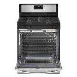 WHIRLPOOL  WHIRLPOOL RANGE GAS 30"  "Slf-Clean", ,2-15K ,1-9K 1-5K BTU - Stainless Steel (WFG515S0JS)