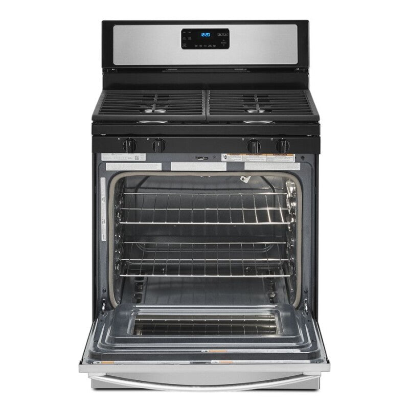 Whirlpool 5.0 cu. ft. Whirlpool® gas range with SpeedHeat™ burner - Stainless Steel (WFG515S0JS)