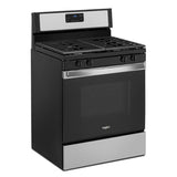 Whirlpool 5.0 cu. ft. Whirlpool® gas range with SpeedHeat™ burner - Stainless Steel (WFG515S0JS)