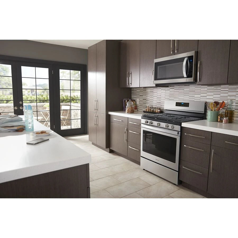 WHIRLPOOL  5.0 cu. ft. Whirlpool® gas convection oven with Frozen Bake™ technology - Fingerprint Resistant Stainless Steel (WFG550S0HZ)