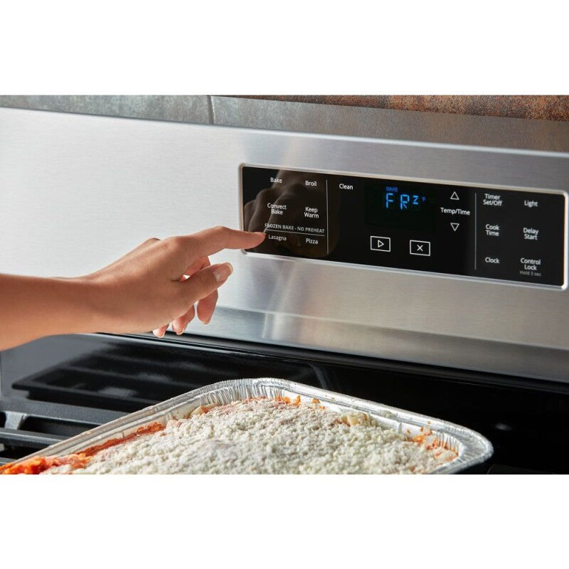Whirlpool 5.0 cu. ft.gas convection oven with Frozen Bake technology - Fingerprint Resistant Stainless Steel (WFG550S0HZ)