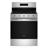 Whirlpool  30-inch Gas Range with Air Cooking Technology, No Preheat Air Fry and Air Baking and Self Clean - Fingerprint Resistant Stainless Steel (WFGS5030RZ)