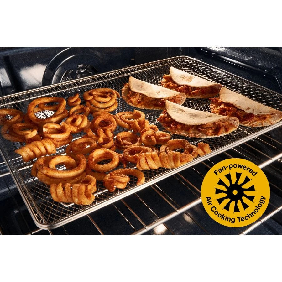 WHIRLPOOL  30-inch Gas Range with Air Cooking Technology, No Preheat Air Fry and Air Baking and Self Clean - Fingerprint Resistant Stainless Steel (WFGS5030RZ)