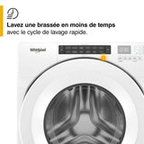 WHIRLPOOL  4.3 cu. ft. Closet-Depth Front Load Washer with Intuitive Controls - White (WFW560CHW)