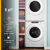 Whirlpool  4.3 cu. ft. Closet-Depth Front Load Washer with Intuitive Controls - White (WFW560CHW)