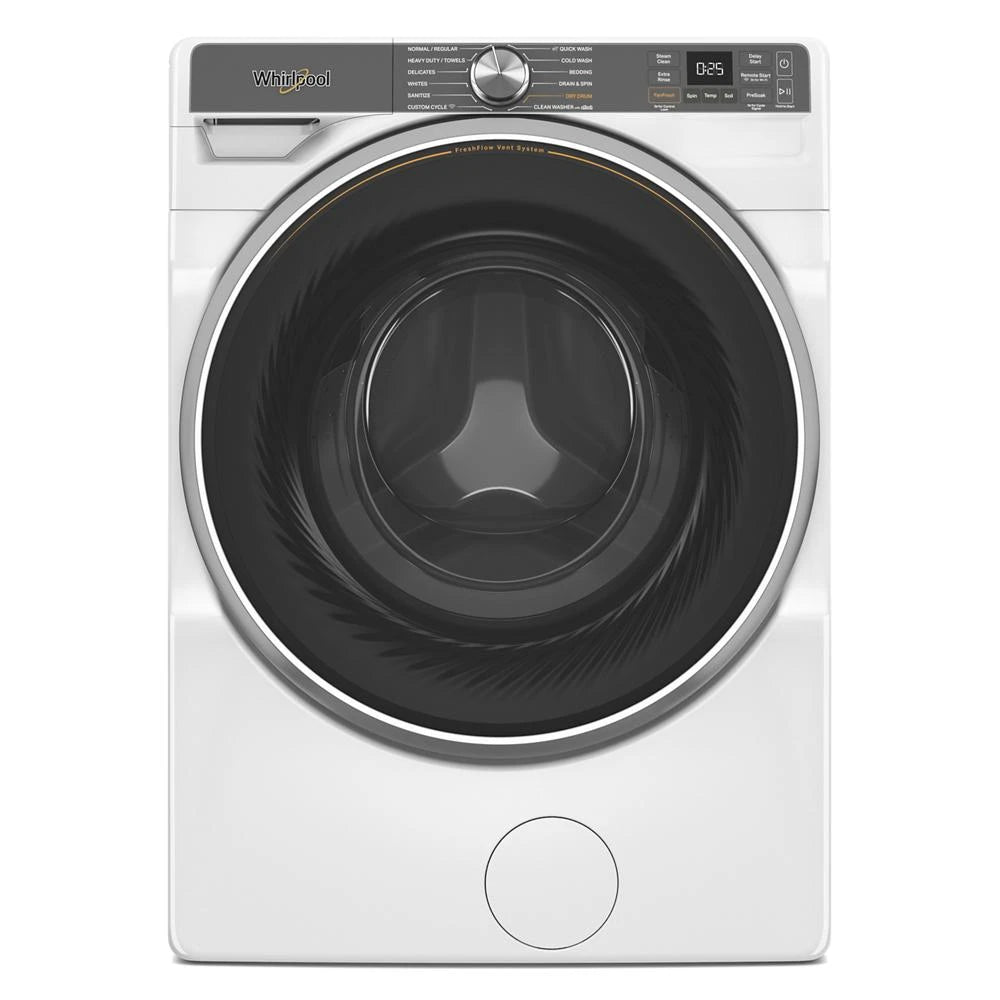 WHIRLPOOL  5.0 cu. ft. Smart Front Load ENERGY STAR® Certified Washer with FreshFlow™ Vent System and Intelligent Wash - White (WFW6720RW)