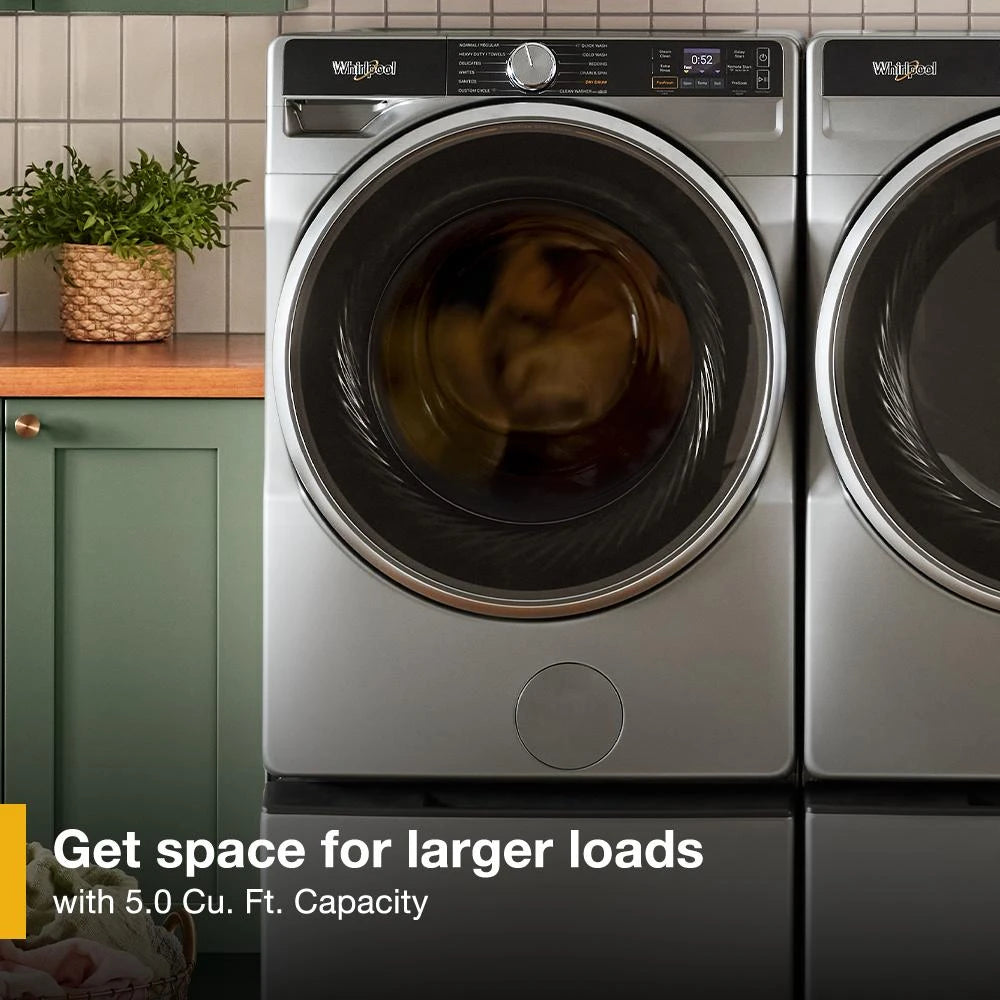 WHIRLPOOL  5.0 cu. ft. Smart Front Load ENERGY STAR® Certified Washer with FreshFlow™ Vent System and Intelligent Wash - White (WFW6720RW)
