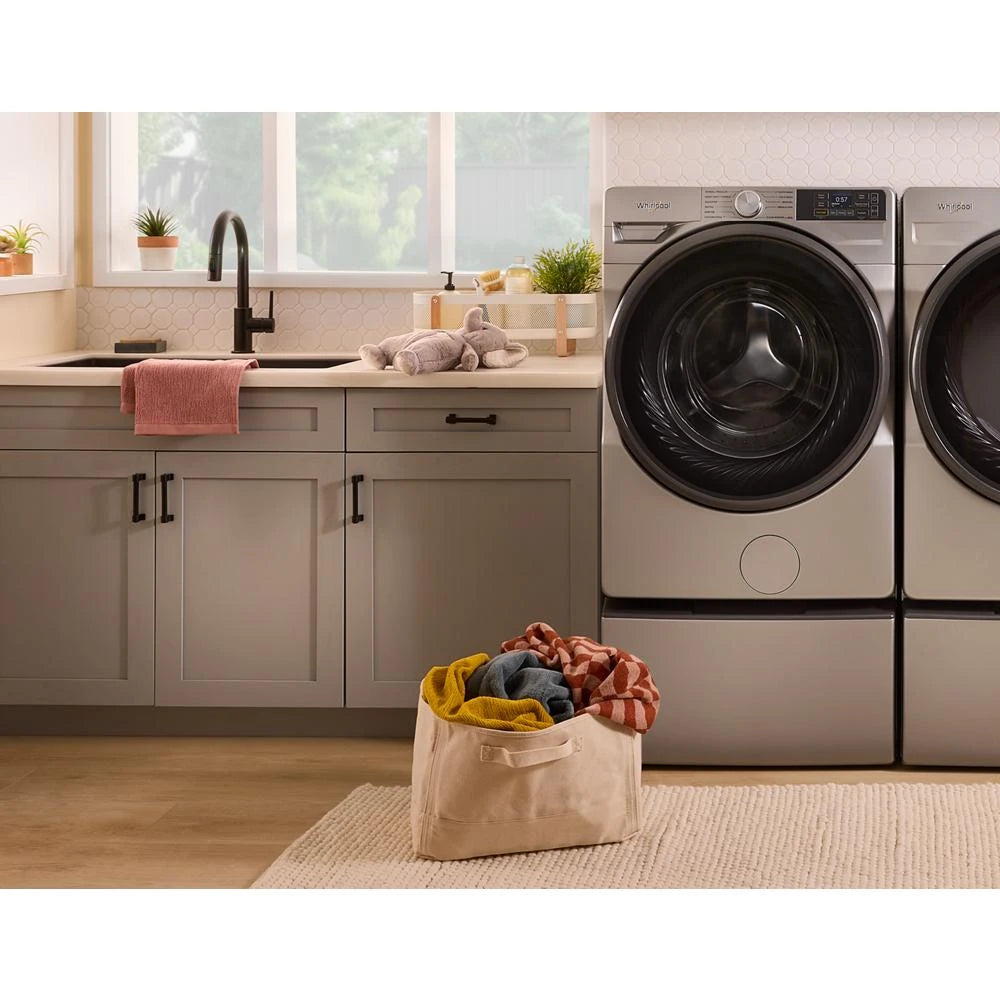 WHIRLPOOL  5.0 cu. ft. Smart Front Load ENERGY STAR® Certified Washer with FreshFlow™ Vent System and Intelligent Wash - White (WFW6720RW)