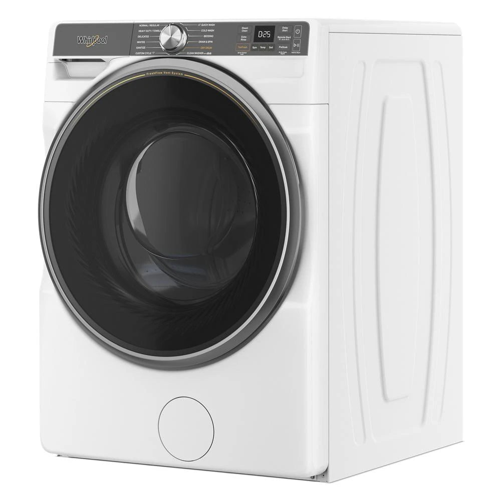 WHIRLPOOL  5.0 cu. ft. Smart Front Load ENERGY STAR® Certified Washer with FreshFlow™ Vent System and Intelligent Wash - White (WFW6720RW)