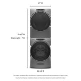 WHIRLPOOL  5.0 cu. ft. Front Load Washer with Load & Go™ XL Dispenser - Chrome Shadow (WFW8620HC)