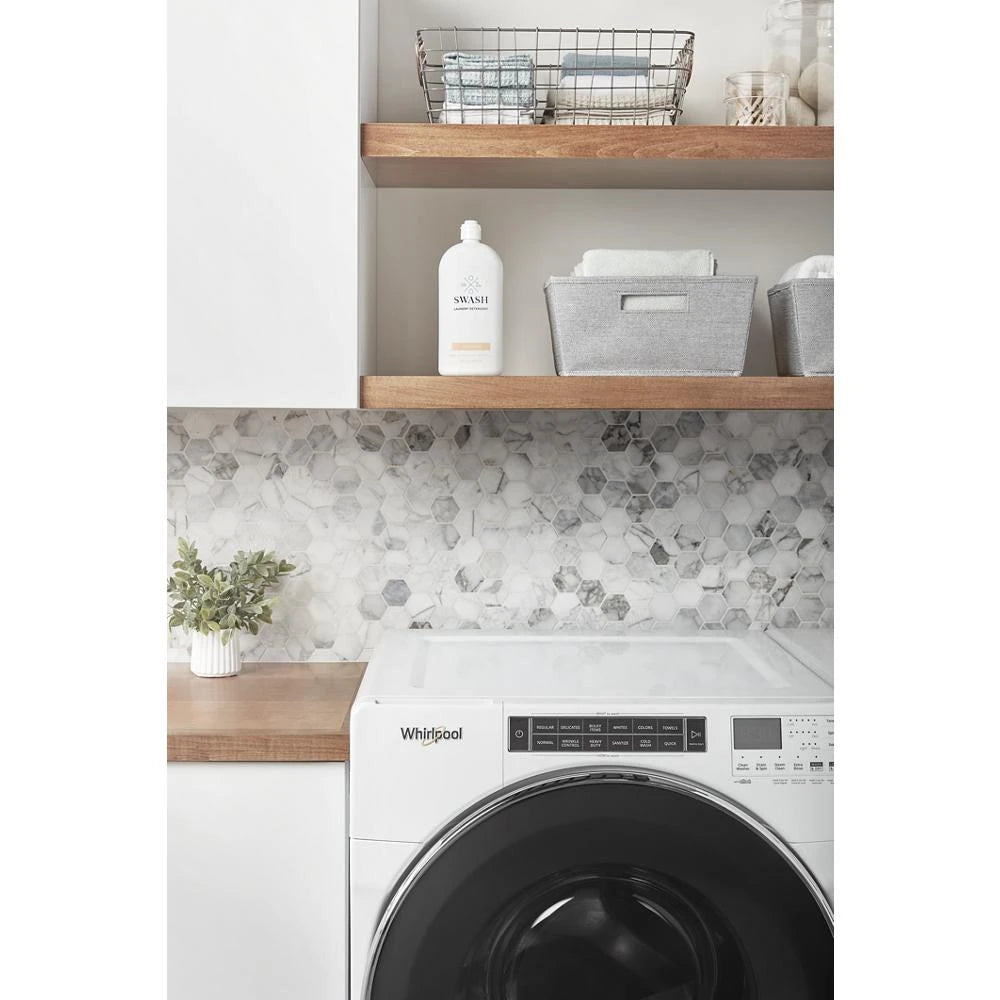 Whirlpool  5.0 cu. ft. Front Load Washer with Load & Go™ XL Dispenser - White (WFW8620HW)