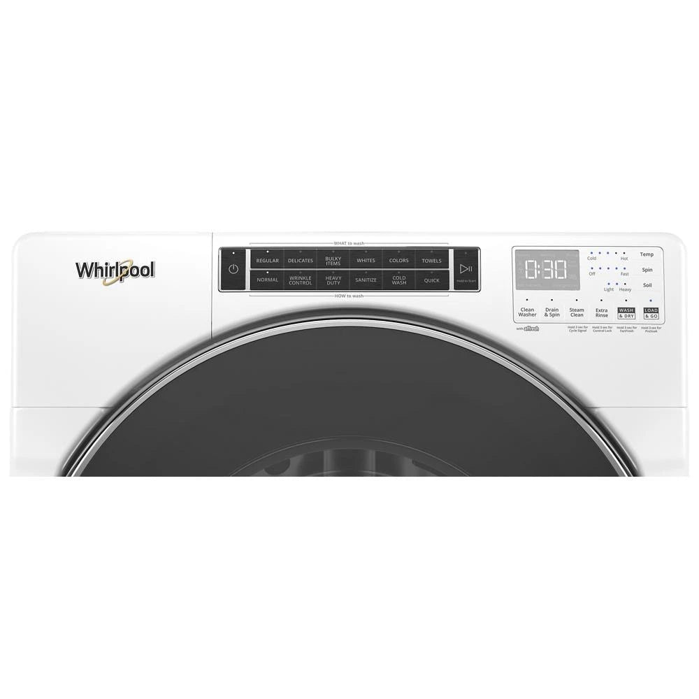 WHIRLPOOL  5.0 cu. ft. Front Load Washer with Load & Go™ XL Dispenser - White (WFW8620HW)