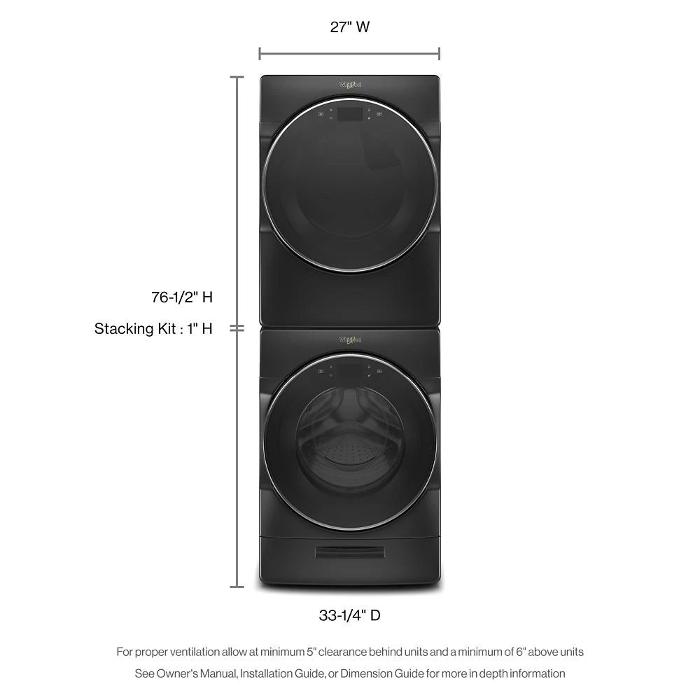 Whirlpool  5.0 cu. ft. Front Load Washer with Load & Go™ XL Dispenser - White (WFW8620HW)