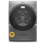 Whirlpool 5.0 cu. ft. Smart Front Load Washer with Load & Go™ XL Plus Dispenser - Chrome Shadow (WFW9620HC)