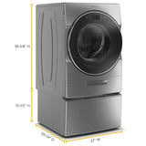 Whirlpool 5.0 cu. ft. Smart Front Load Washer with Load & Go™ XL Plus Dispenser - Chrome Shadow (WFW9620HC)