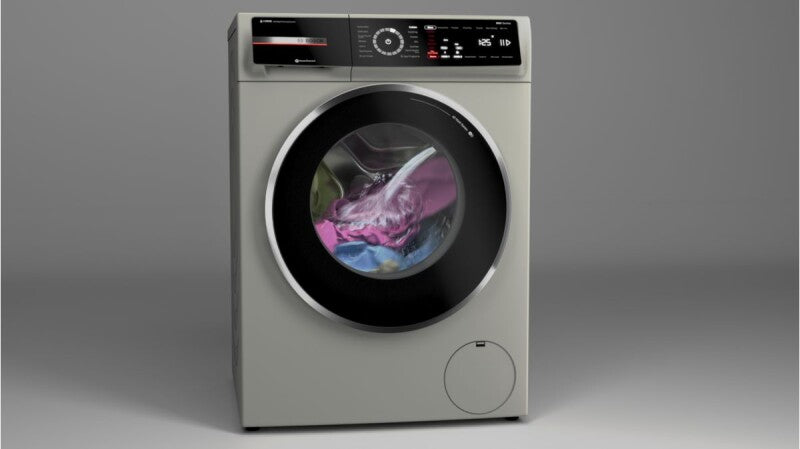 Bosch 800 Series Compact Washer - Pearl Steel (WGB246AXUC)