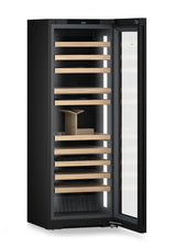 LIEBHERR  Freestanding Wine, Right Hinged - Black Glass (WGB7470)