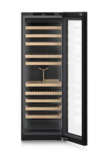 LIEBHERR  Freestanding Wine, Right Hinged - Black Glass (WGB7470)
