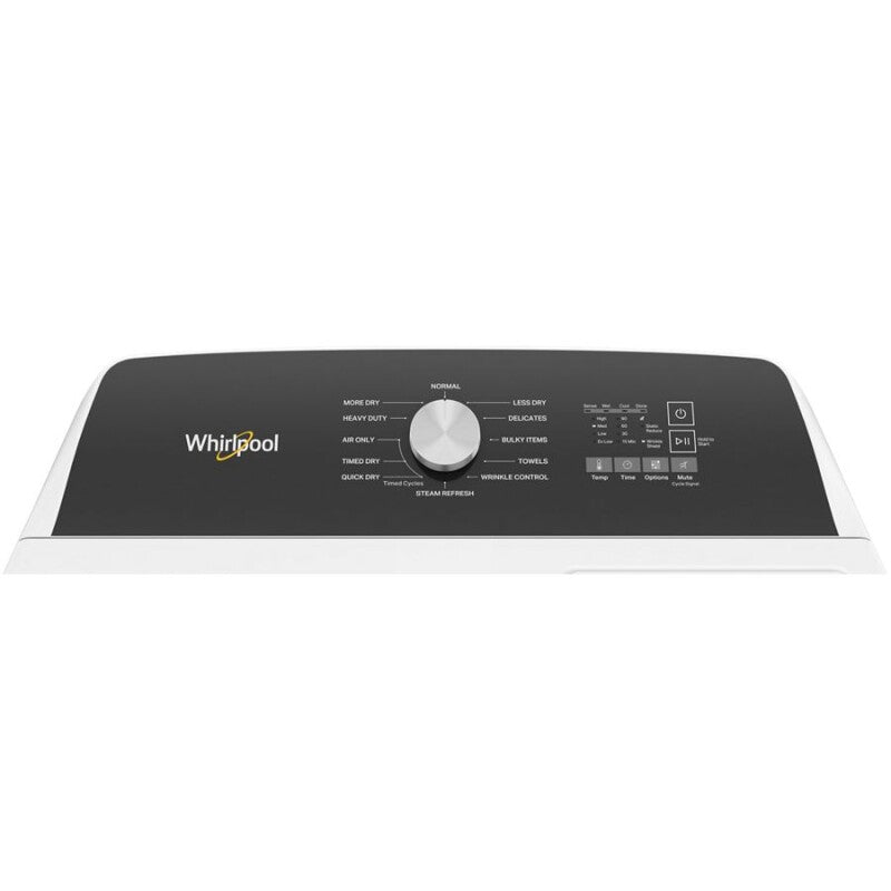 Whirlpool 7.0 Cu. Ft. Top Load Gas Moisture Sensing Dryer with Steam - White (WGD5050LW)