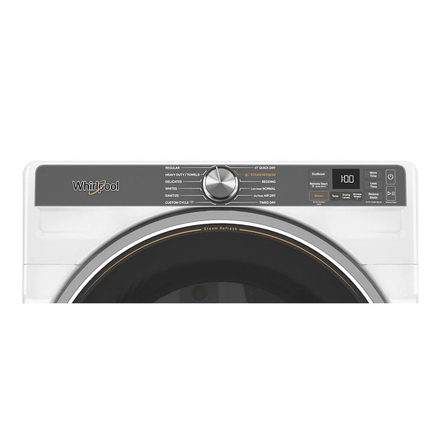 WHIRLPOOL  7.4 cu. ft. Smart Front Load ENERGY STAR® Gas Dryer with Steam Capabilities - White (WGD6720RW)