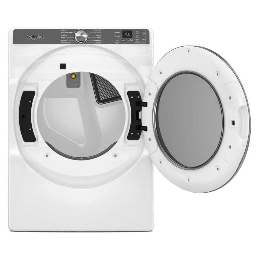 Whirlpool  7.4 cu. ft. Smart Front Load ENERGY STAR® Gas Dryer with Steam Capabilities - White (WGD6720RW)