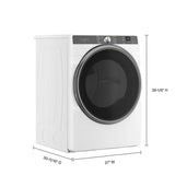 Whirlpool  7.4 cu. ft. Smart Front Load ENERGY STAR® Gas Dryer with Steam Capabilities - White (WGD6720RW)