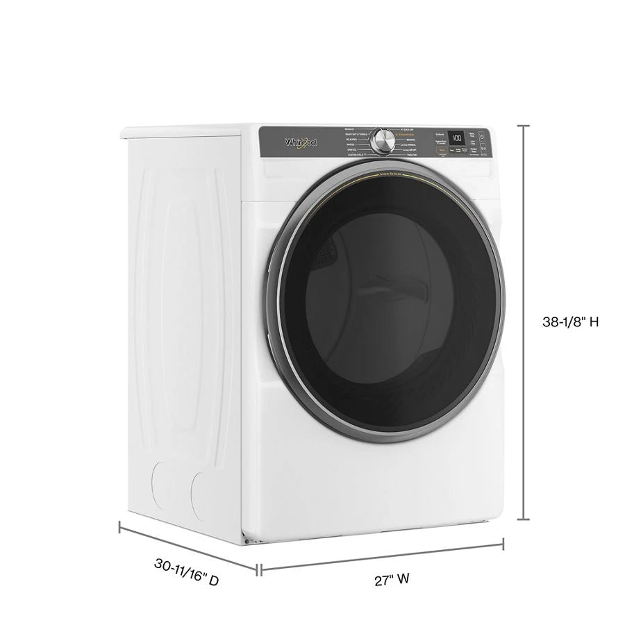 WHIRLPOOL  7.4 cu. ft. Smart Front Load ENERGY STAR® Gas Dryer with Steam Capabilities - White (WGD6720RW)